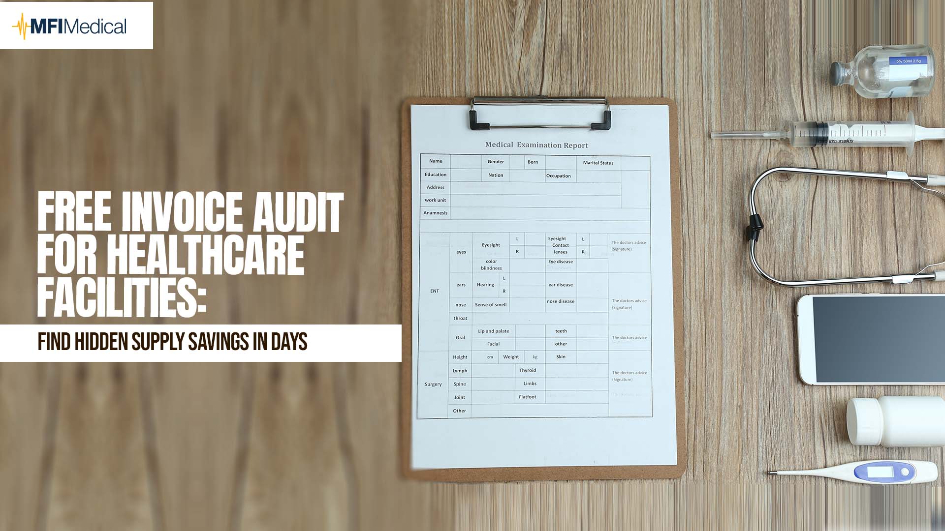 Free Invoice Audit for Healthcare Facilities: Find Hidden Supply Savings in Days