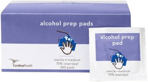 PAD PREP ALCOHOL ISOPROPYL70PCT MD 200/BX 20BX/CS