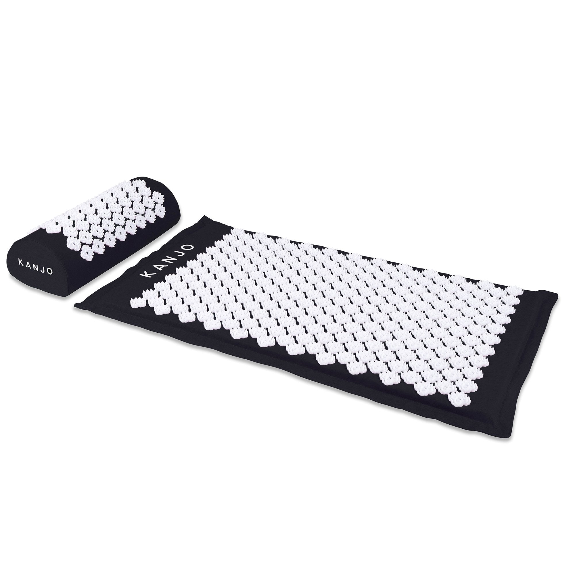 Acutens Inc Kanjo Memory Foam Acupressure Mat Set, Black (8/CS)