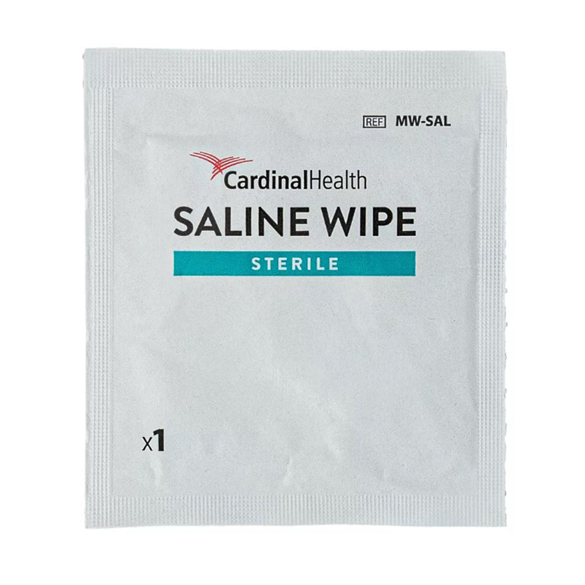 Saline Cleansing Towelette Cardinal Health Individual Packet Unscented 1 Count (Case of 2400)