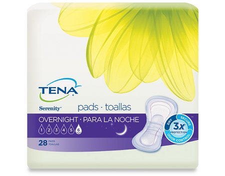 PADS EXTRA COVERAGE OVERNIGHT16IN 28/PK 3PK/CS