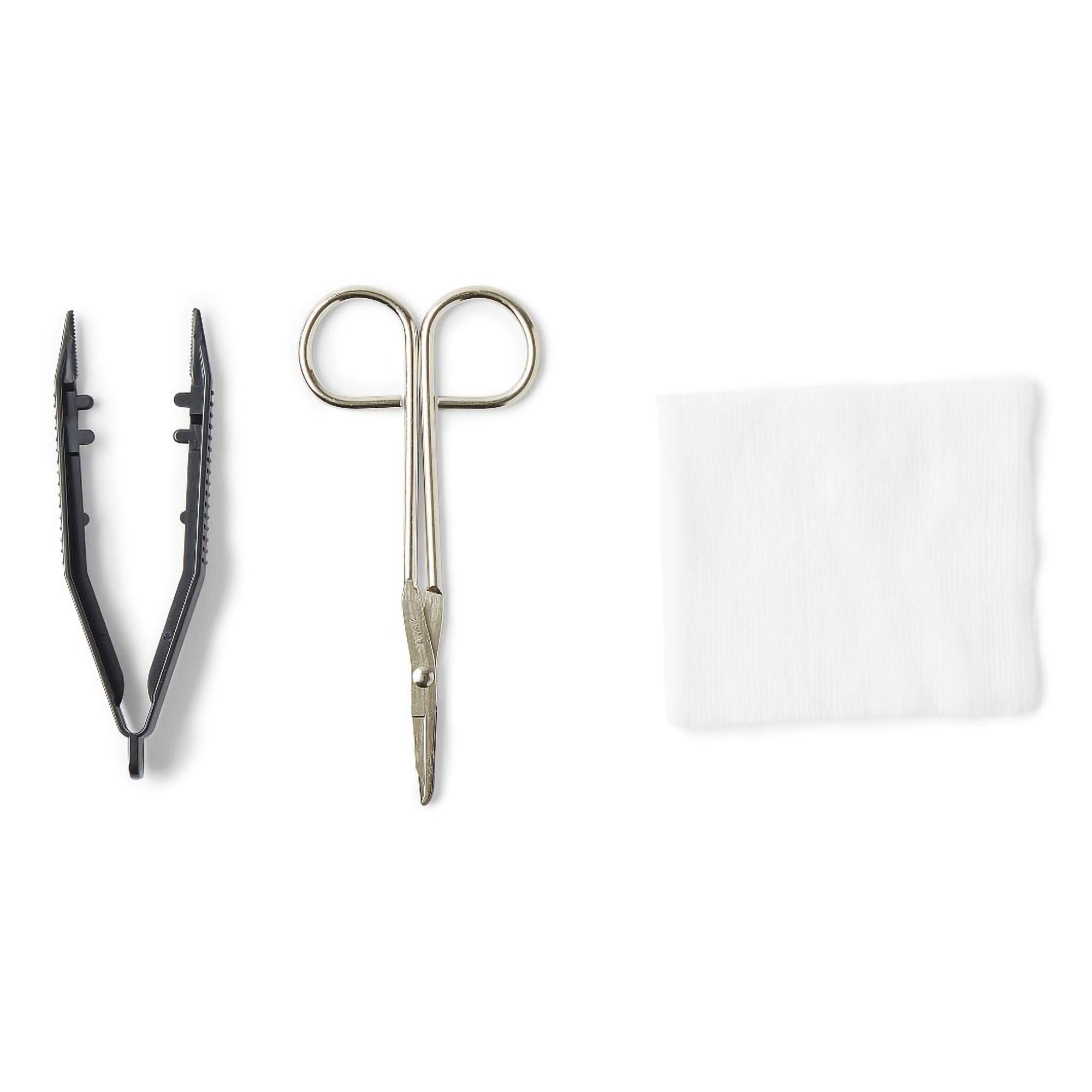 Medline Suture Removal Kit Medline Scissor Style Handle Straight Jaw Type Sterile Single Use (MDS707555 / CS)