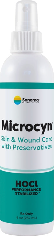 Wound Cleanser Microcyn 8 oz. Spray Bottle NonSterile Antimicrobial