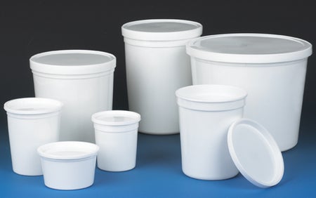CONTAINER 32OZ PE ECONWHT 100/CS