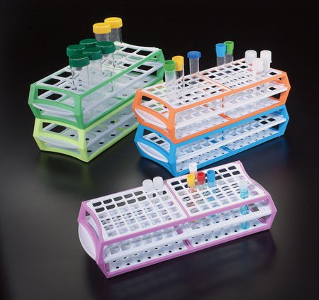 TEST TUBE RACK 11.5X4.5X2.518 TUBE CAPACITY BLU 10/CS