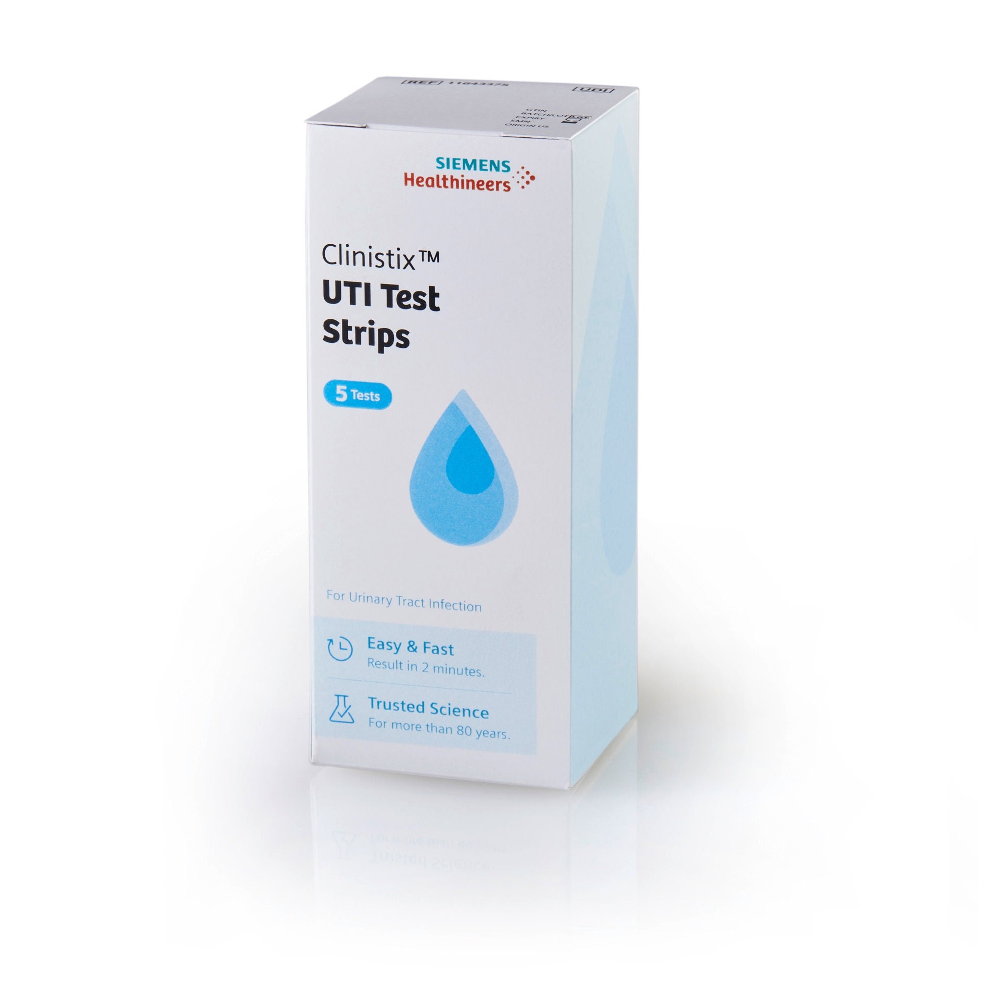 Clinistix UTI Urine Test Strips - Easy-to-Use, Fast Results, 5 Tests (Kit of 5 Testss)