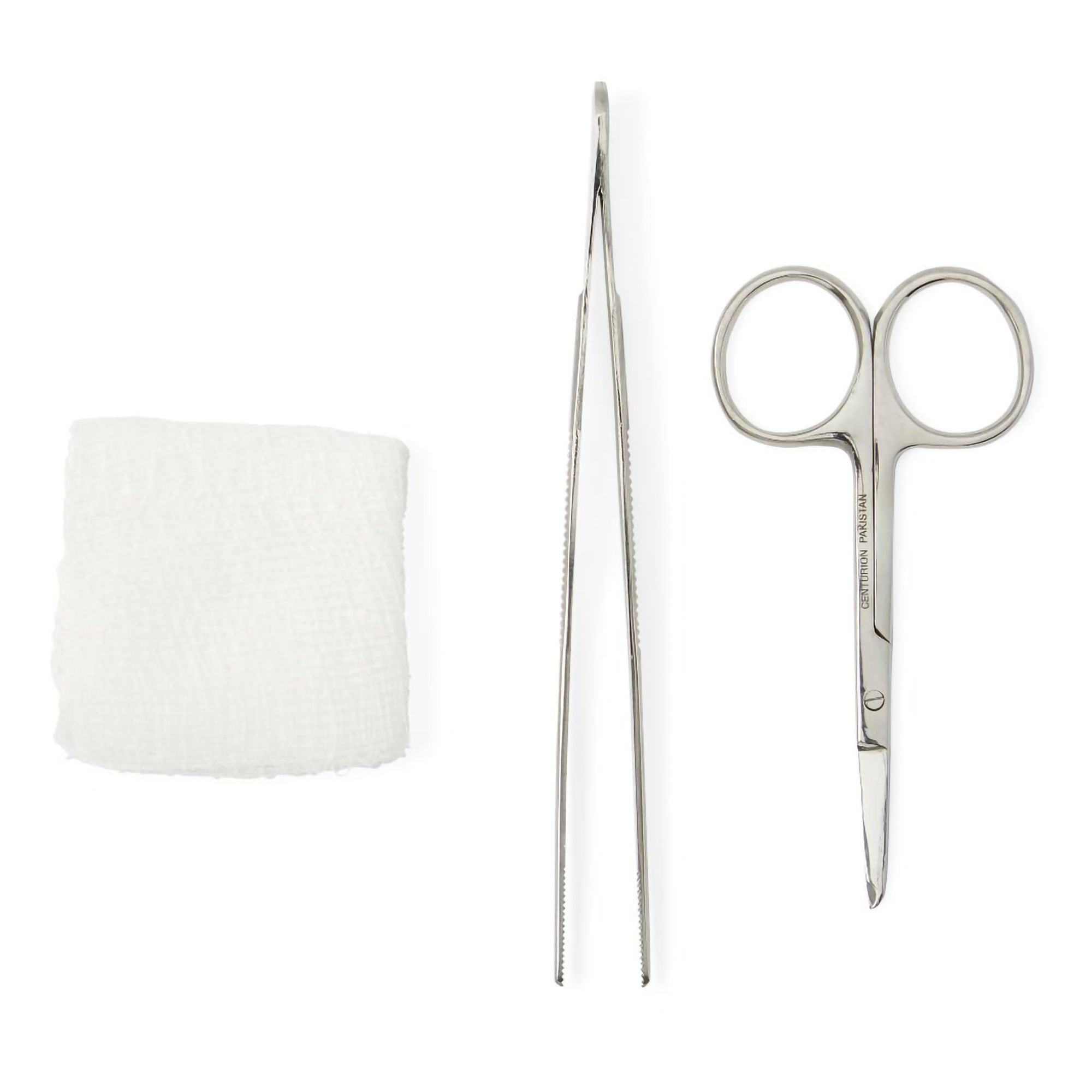 Suture Removal Kit Centurion Scissor Style Handle Straight Jaw Type Sterile Single Use (Case of 20)
