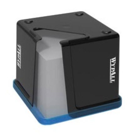 DISPENSER WYPALL 1/4 FOLD BLK/CLR 1/CS (DROP)