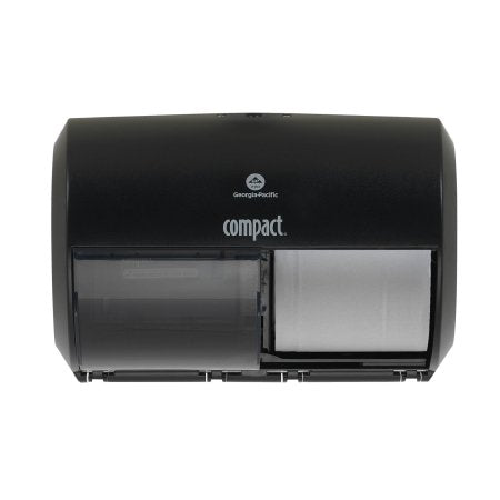 DISPENSER TISSUE COMPCT II BLK2RL HIGH CAP 1/CS (DROP)