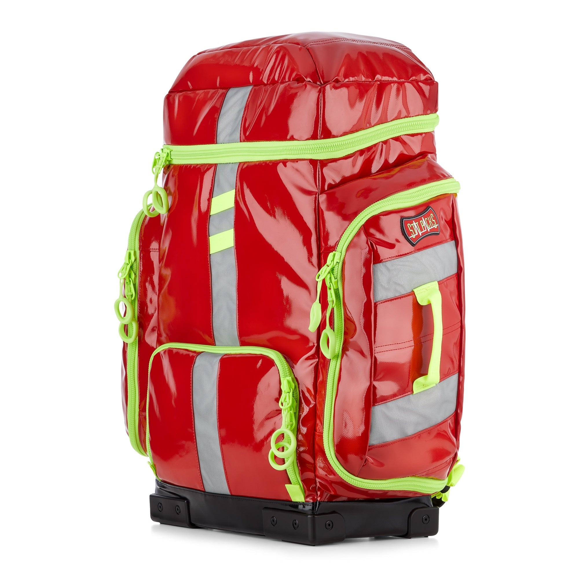 EMS Backpack G3 Clinician Red Urethane-Coated Tarpaulin 7 X 17 X 20 Inch