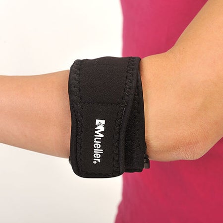 ELBOW SUPPORT TENNISW/GEL PAD BLACK OSFM
