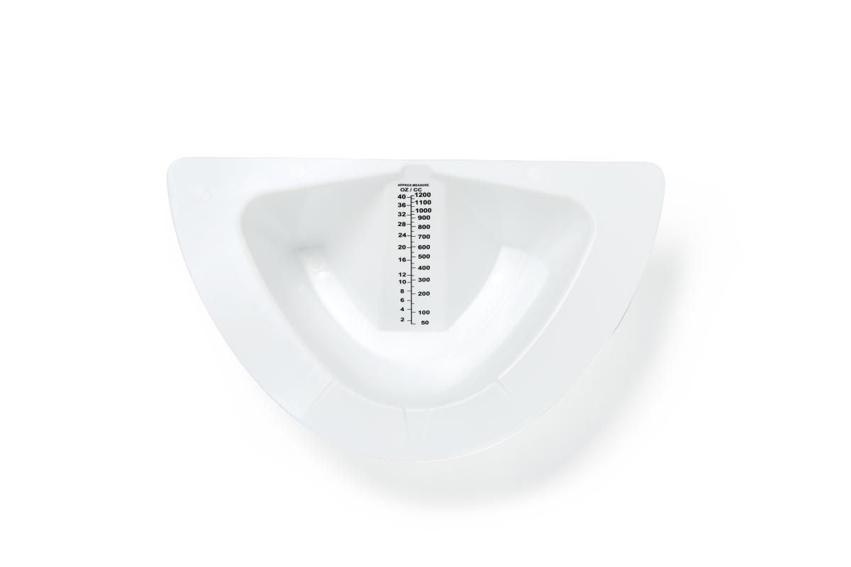 Commode Specimen Collector 1,200 mL (40.6 oz.) Without Closure Unprinted NonSterile (100/CS)
