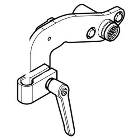 Midmark Knee Crutch Mounting Brackets for Ritter 224/225