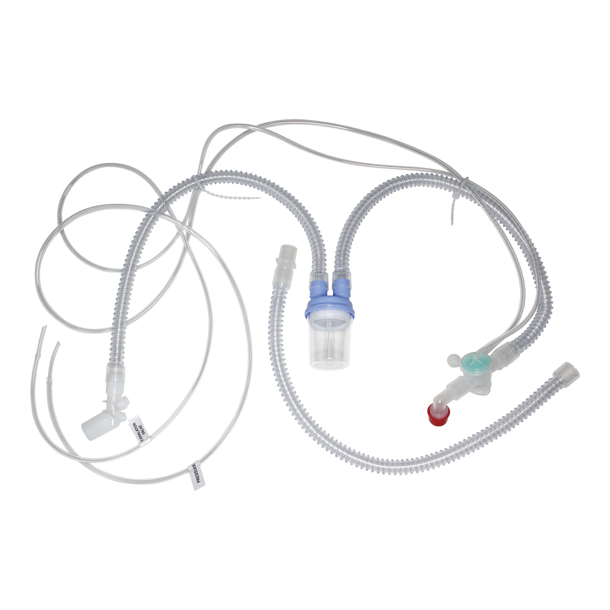 Ventilator Circuit Corrugated Tube 72 Inch Tube Dual Limb Pediatric Without Breathing Bag Single Patient Use Active Ventilator Circuit