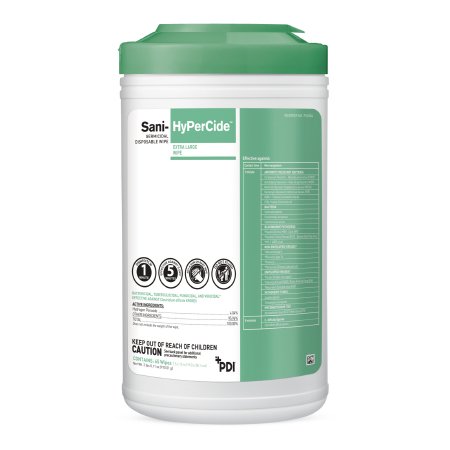 WIPE GERMICIDAL SANI-HYPERCIDEXL DISP 65SHT/CAN 6CAN/CS
