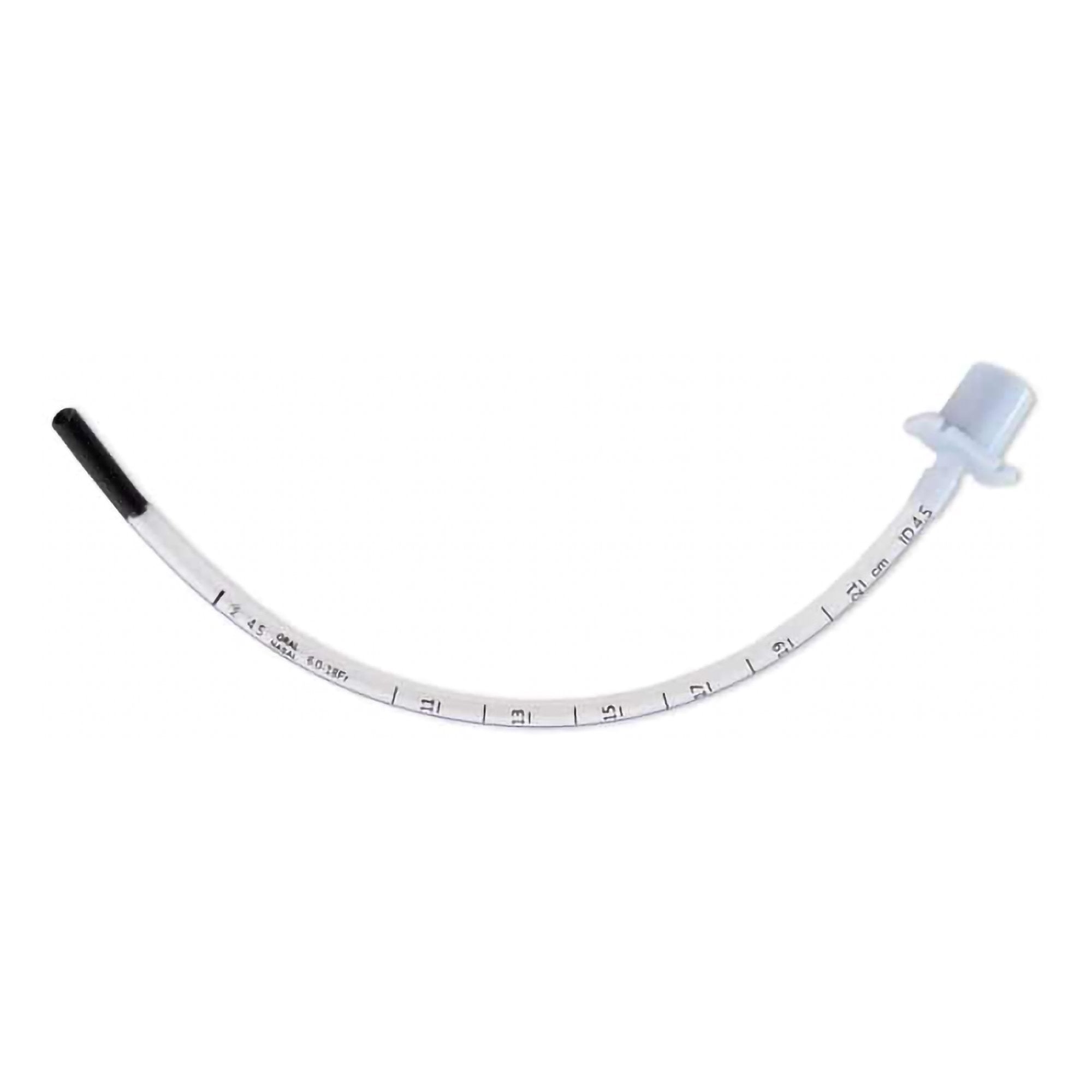 Uncuffed Endotracheal Tube MedSource Curved 4.5 mm ID Pediatric