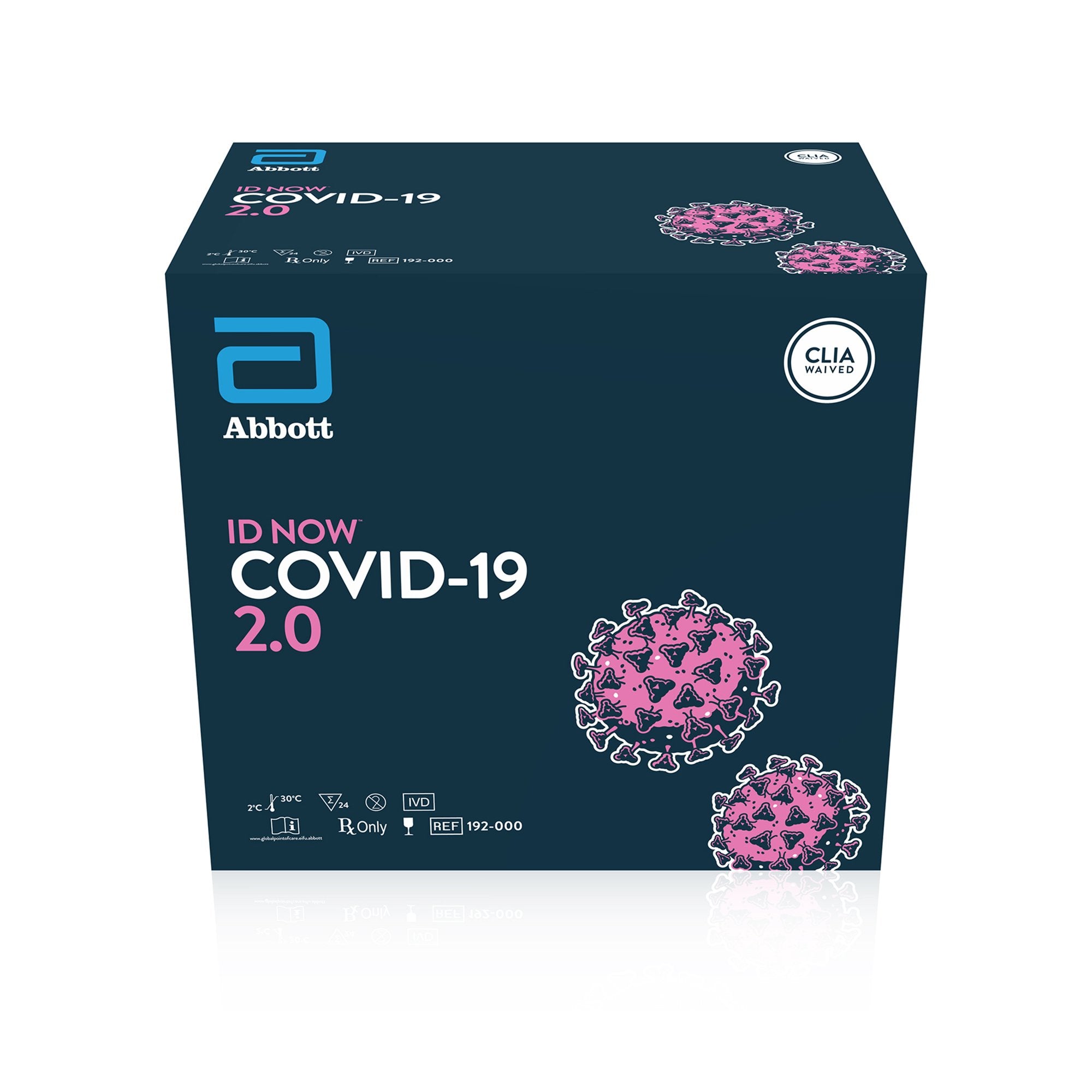 Respiratory Test Kit ID NOW COVID-19 2.0 24 Tests CLIA Waived