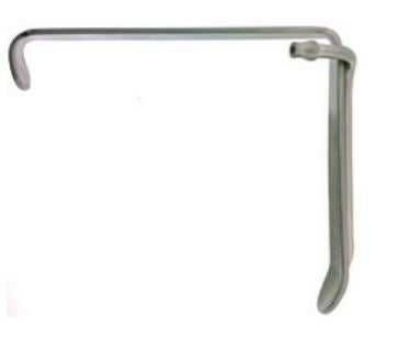 Tongue Depressor BR Surgical Davis-Boyle 25 mm Length Stainless Steel Size 5