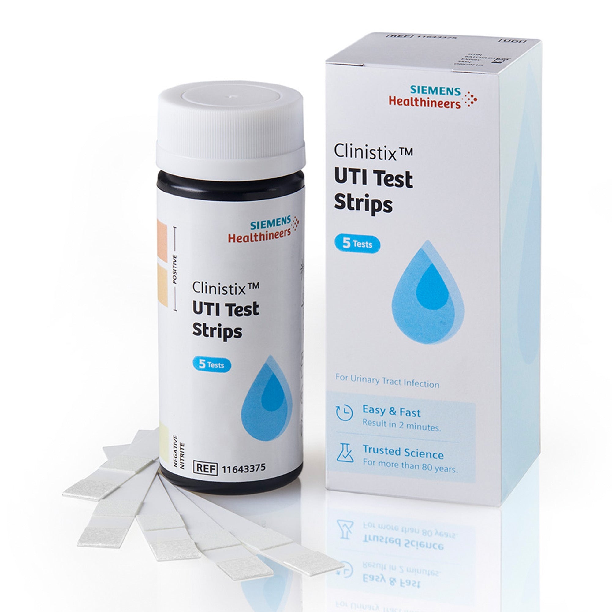 Urinalysis Test Kit Clinistix Urinary Tract Infection Detection 5 Tests per Kit CLIA Waived