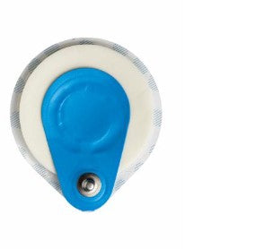 ECG Stress Electrode BlueSensor R Offset Snap Connector Wet Gel Foam Backing Adult Non-Radiolucent 10 per Pack