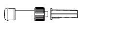 SITE INJECTION MALE LUER LF.2ML 1.5IN 100/CS