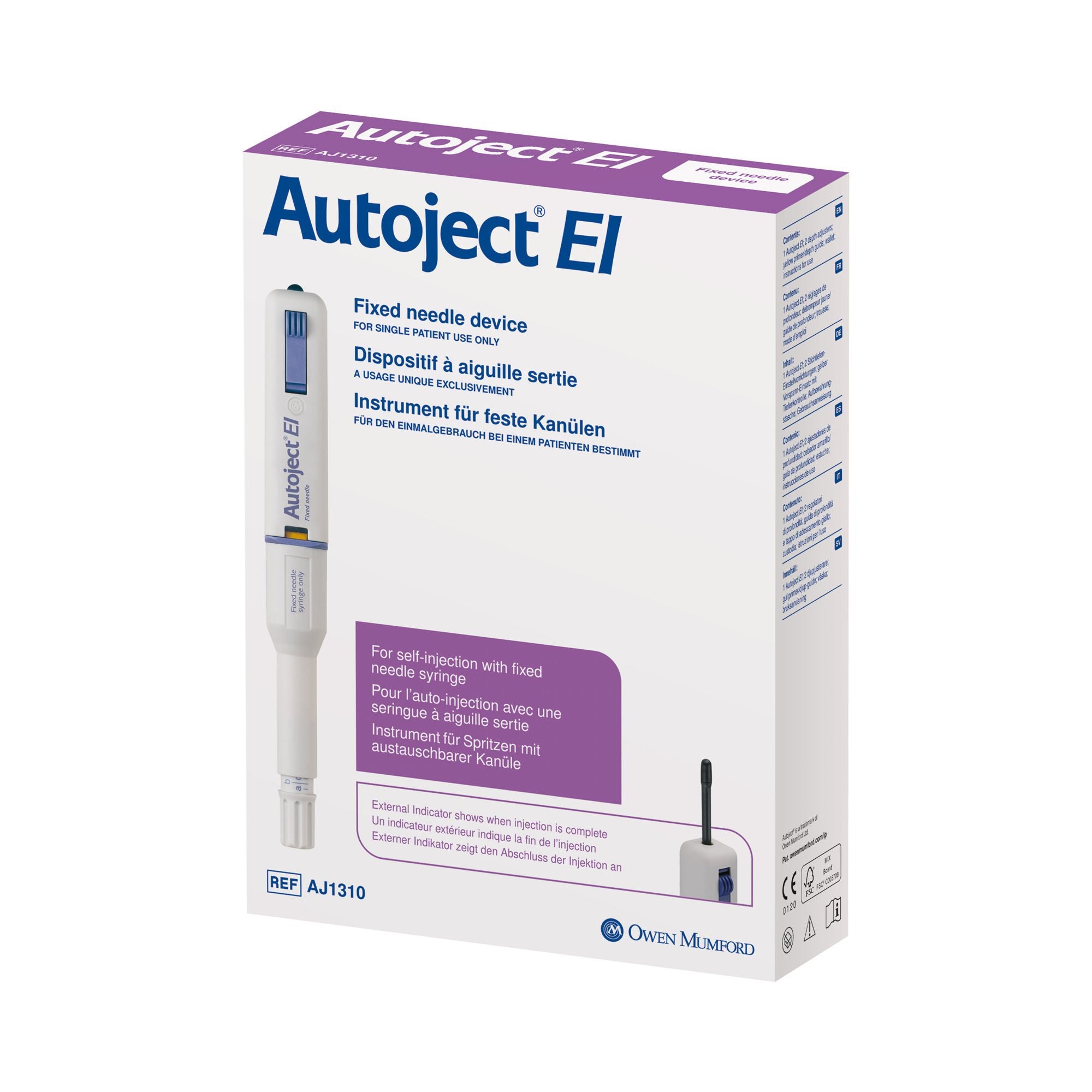 Autoject EI Reusable Automatic Self Injection Device (Box)
