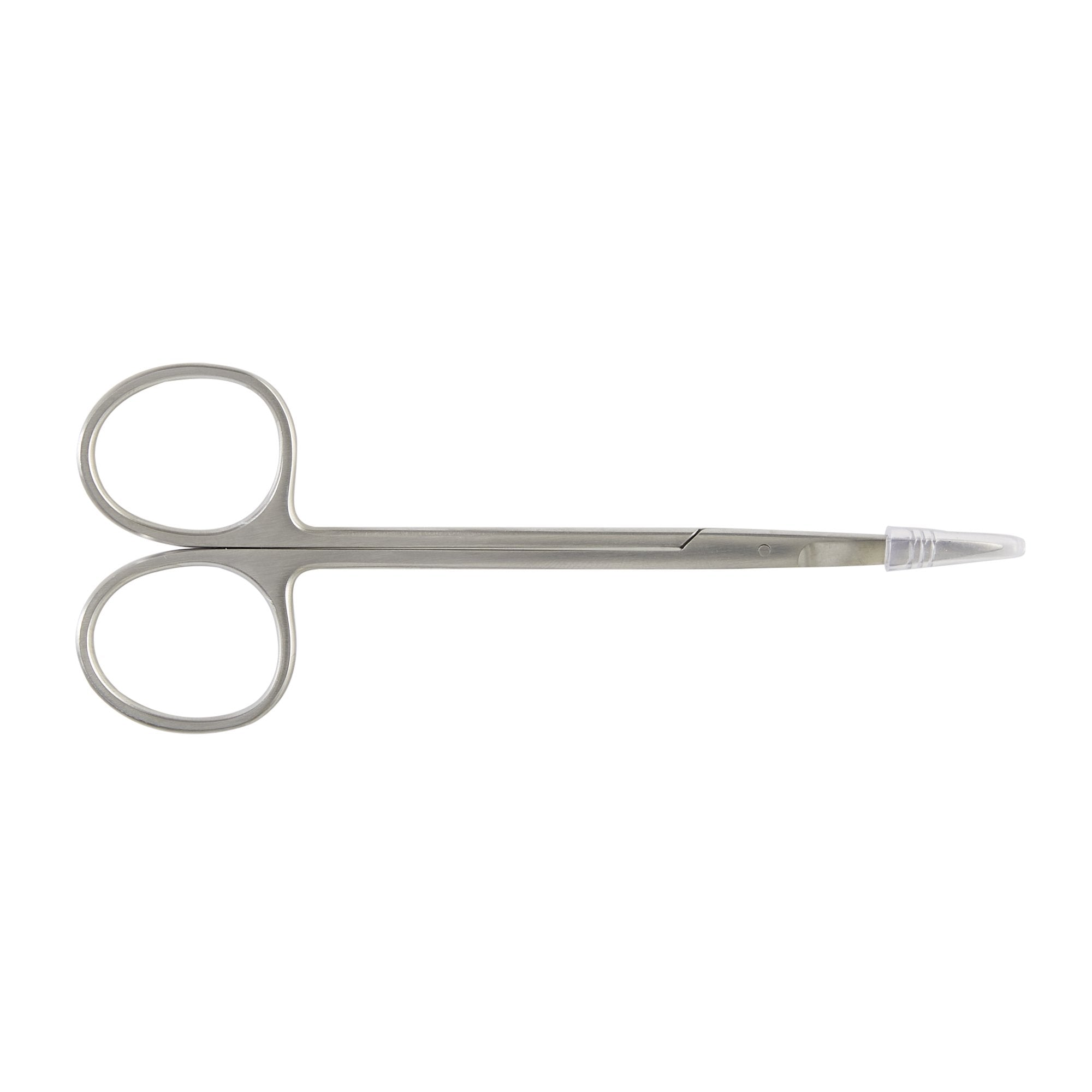 Iris Scissors Miltex 4-1/2 Inch Length OR / Surgical Grade German Stainless Steel NonSterile Finger Ring Handle Curved Sharp Tip / Sharp Tip