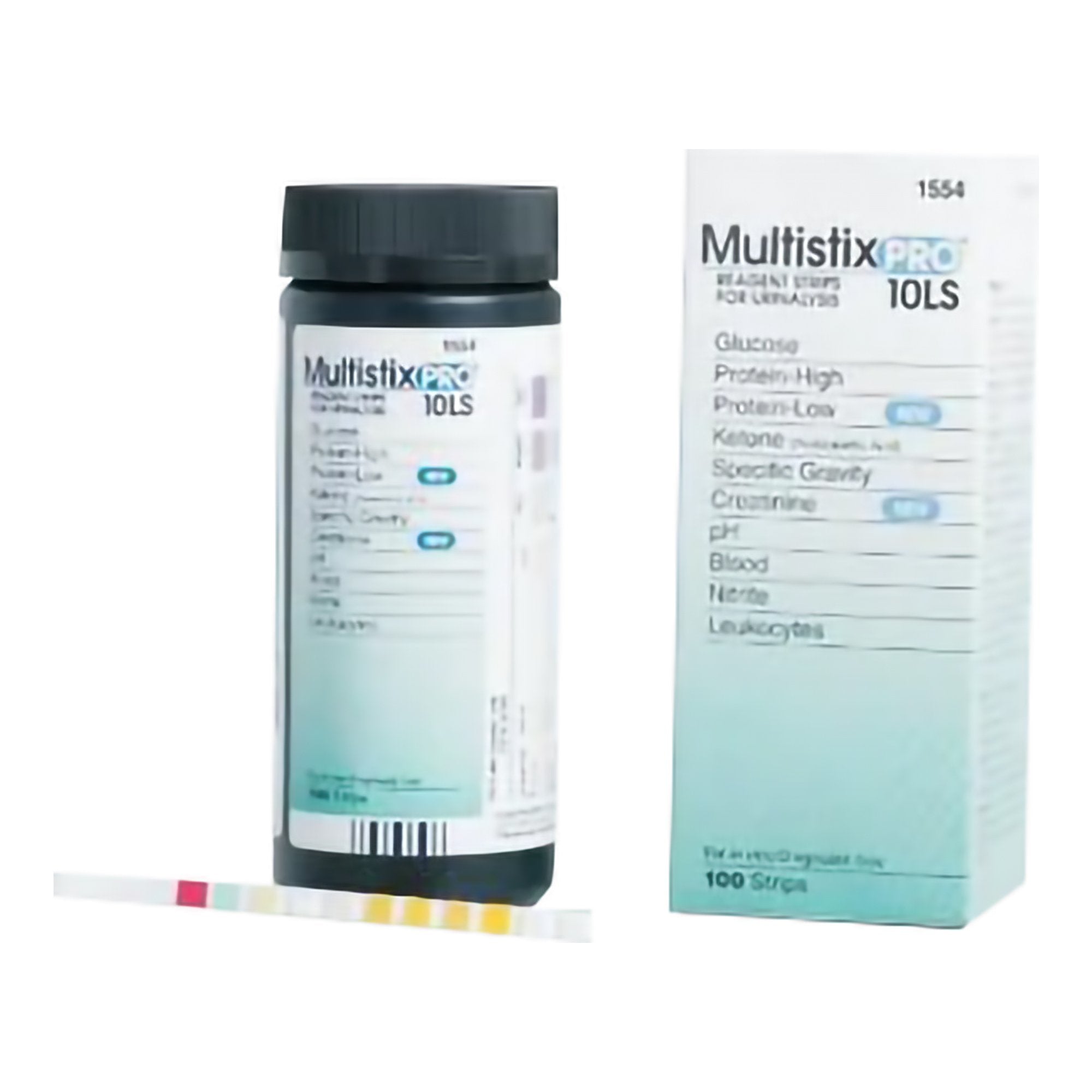 Urinalysis Reagent Multistix Blood, Creatinine, Glucose, Ketone, Leukocytes, Nitrite, pH, Protein, Specific Gravity For Clinitek 50 Urine Chemistry Analyzer (Case of 24)
