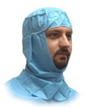 HOOD SURGCAL FL FACE W/TPE TBCLSR BL 100/CS