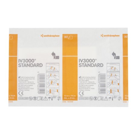 Smith & Nephew Iv3000 Transparent Adhesive Film Dressing 10 X 14 Cm