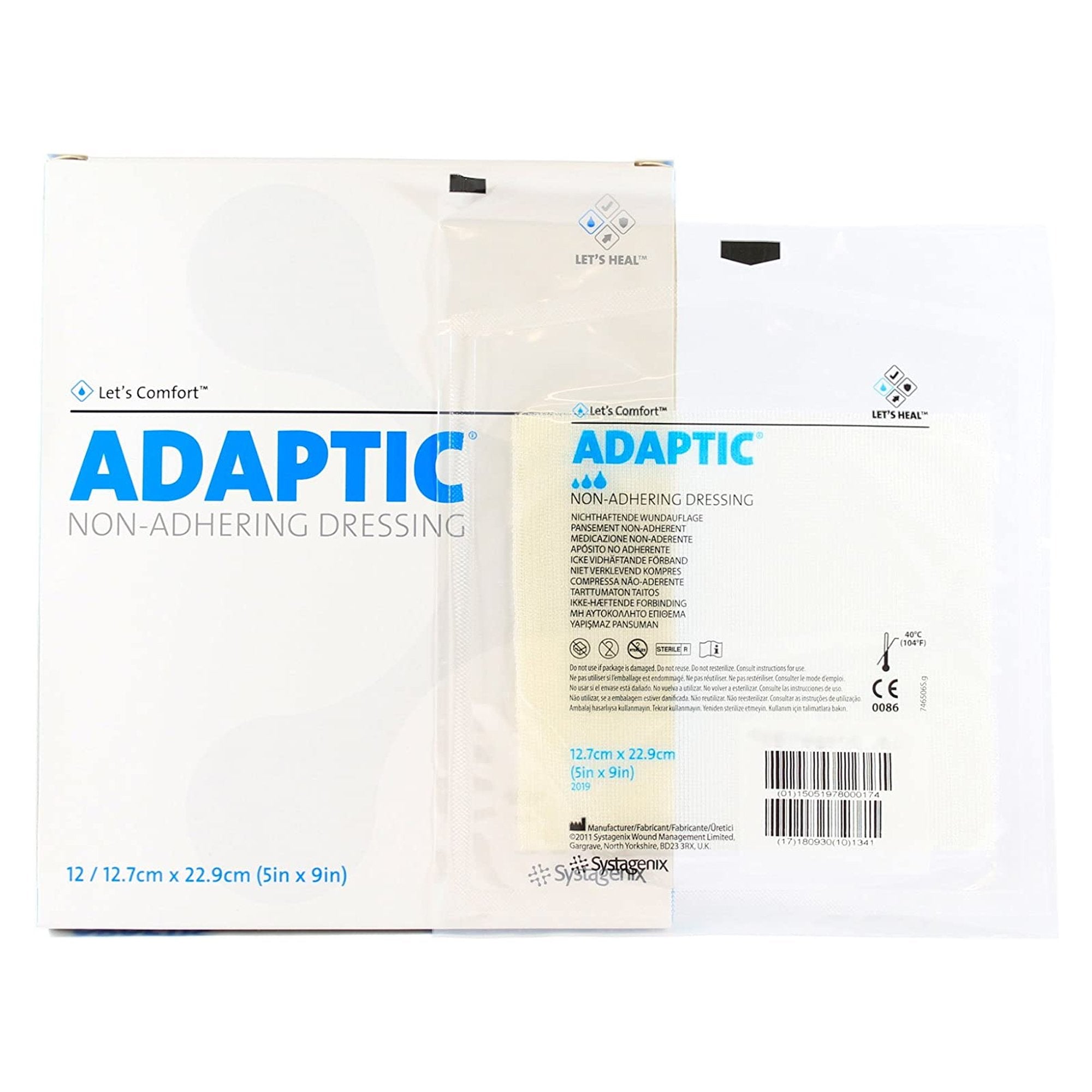 Oil Emulsion Impregnated Dressing 3M Adaptic Rectangle 5 X 9 Inch Sterile