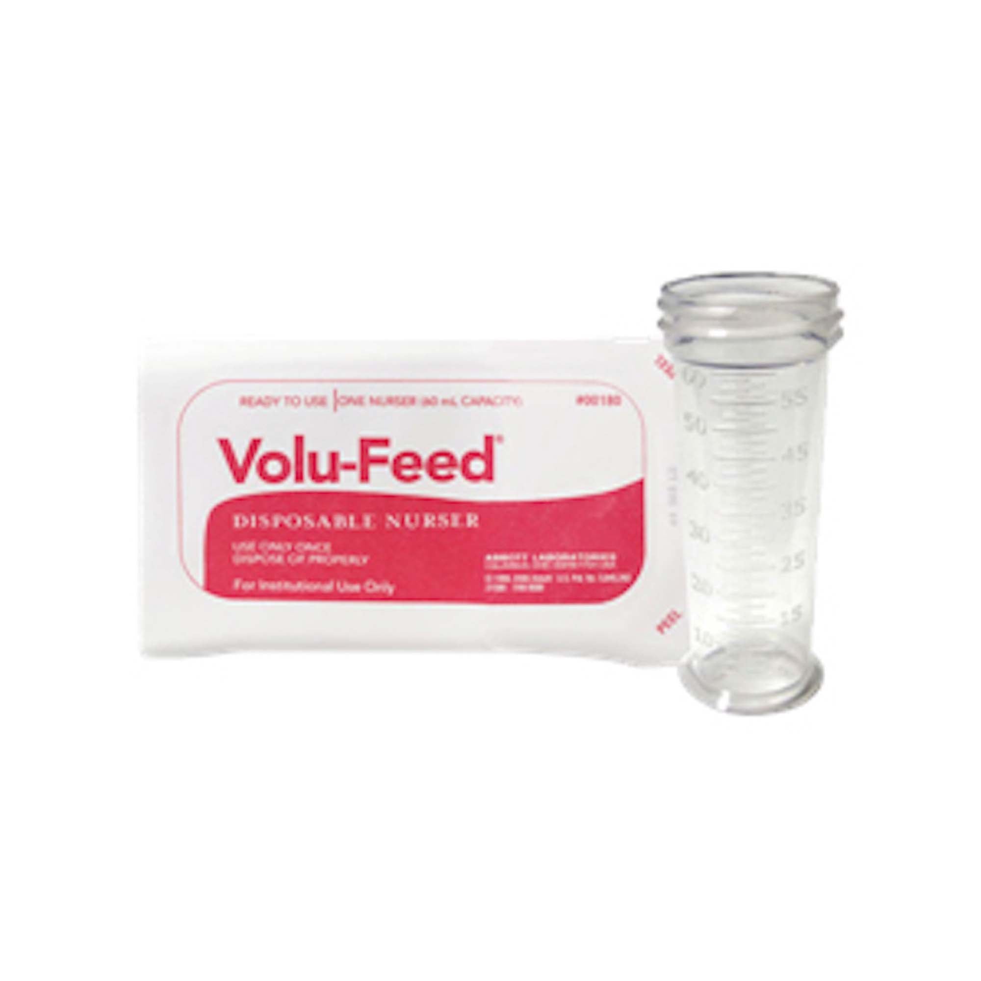 Baby Bottle Volu-Feed 60 mL Polypropylene Clear