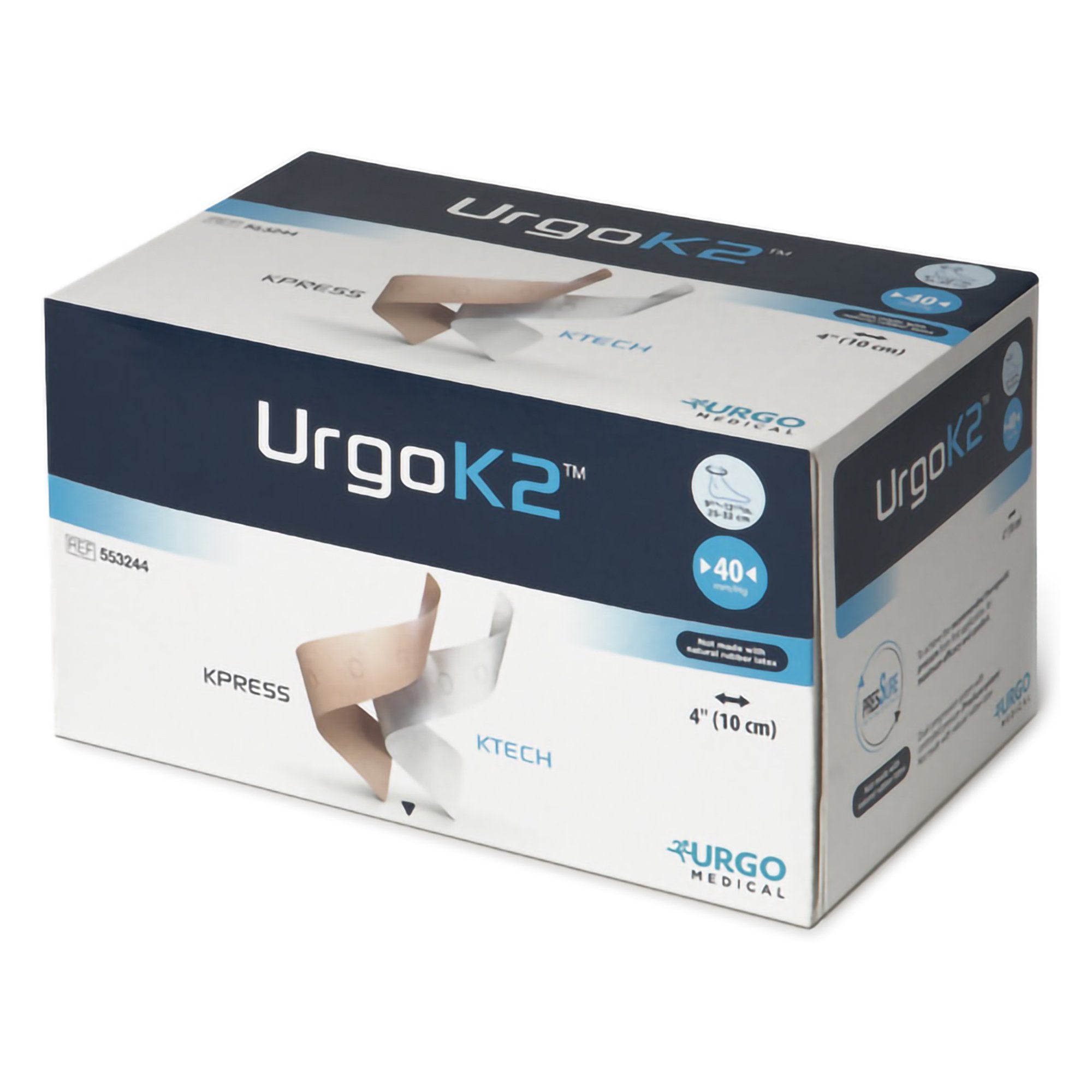 Urgo Medical North America LLC URGOK2 Self-adherent Closure Two-Layer Compression Bandage System
