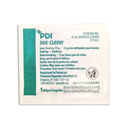 WIPE EYEGLASS SEE CLEAR 120/BX12BX/CS
