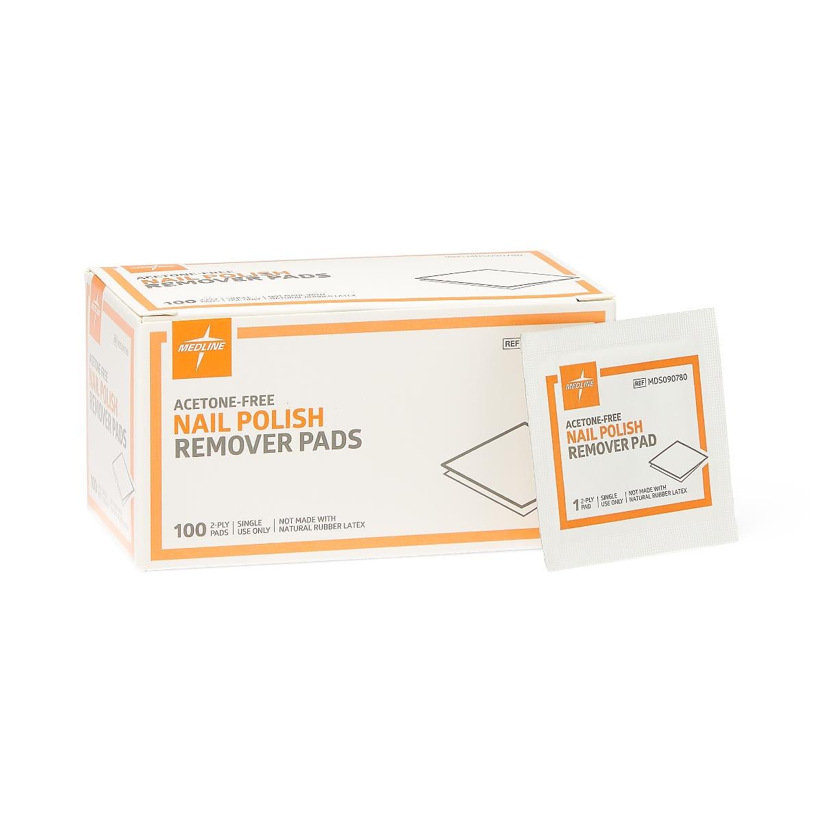 Nail Polish Remover Pad Medline 1-1/4 X 3 Inch (1000/CS)