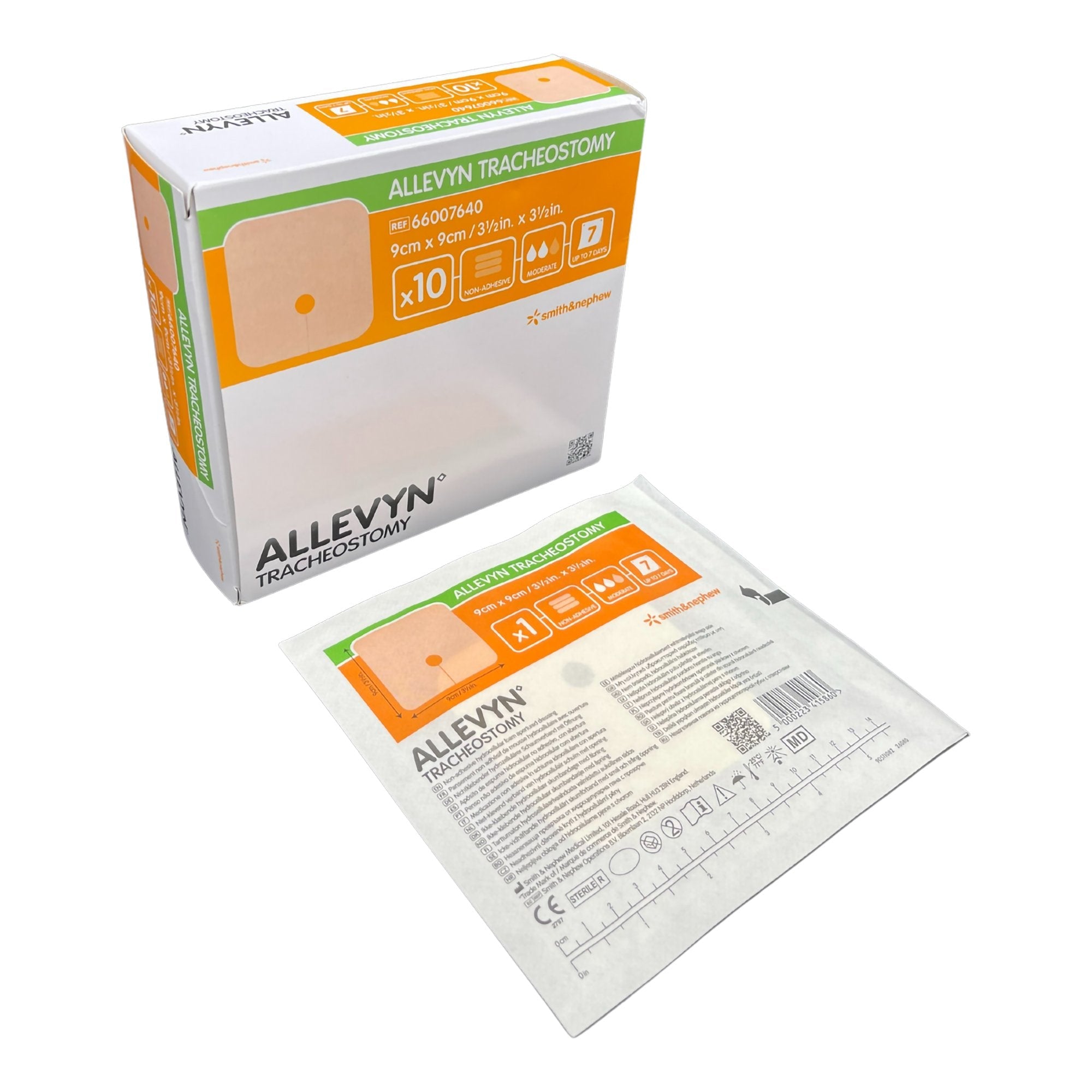 Smith & Nephew Smith & Nephew Allevyn Tracheostomy Nonadhesive Foam Dressing, 3.5 x 3.5 Inch (80/CS)