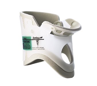 Ambu Extrication Cervical Collar Ambu Perfit Preformed Pediatric Size 2 One-Piece / Trachea Opening 3 Inch Height Adjustable Neck Circumference (50/CS)