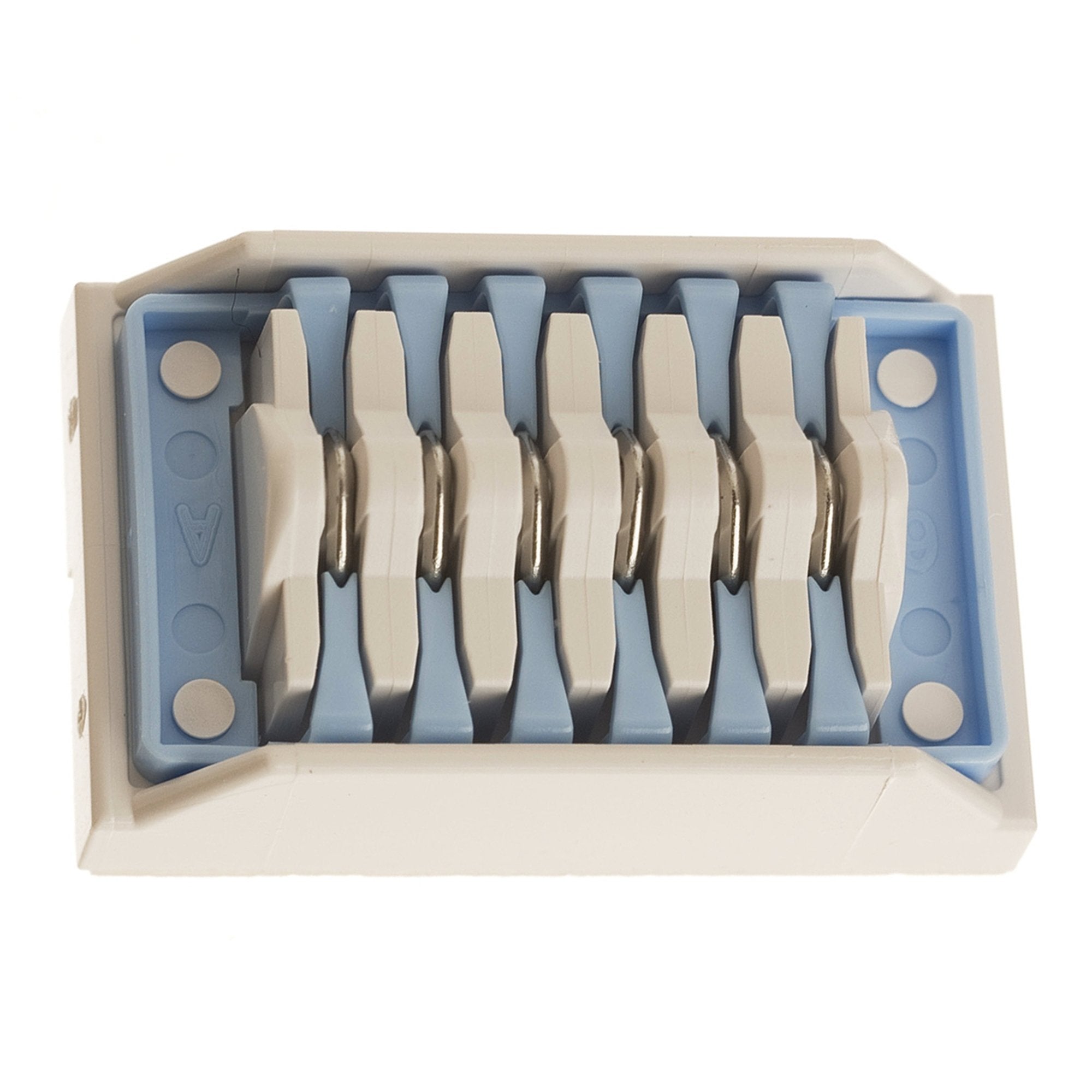 Ligating Clip Horizon Adhesive Cartridge Style Titanium Medium Blue Clip 6 Clips (CR of 6)