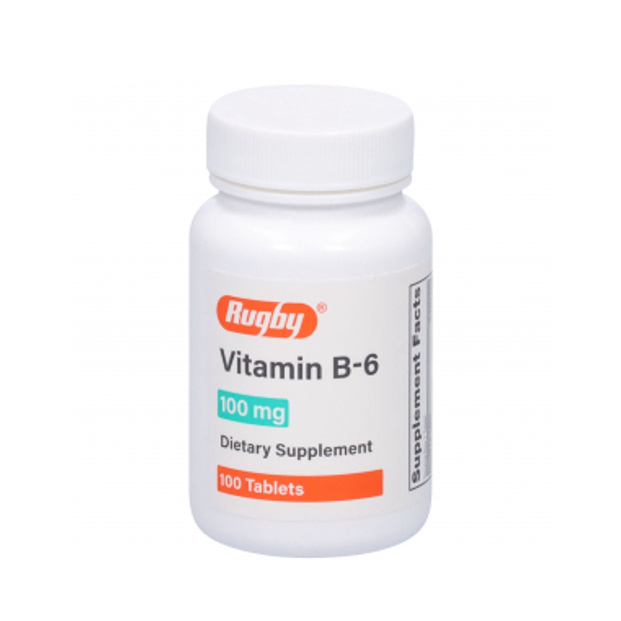 Vitamin Supplement Vitamin B6 100 mg Strength Tablet 100 per Bottle
