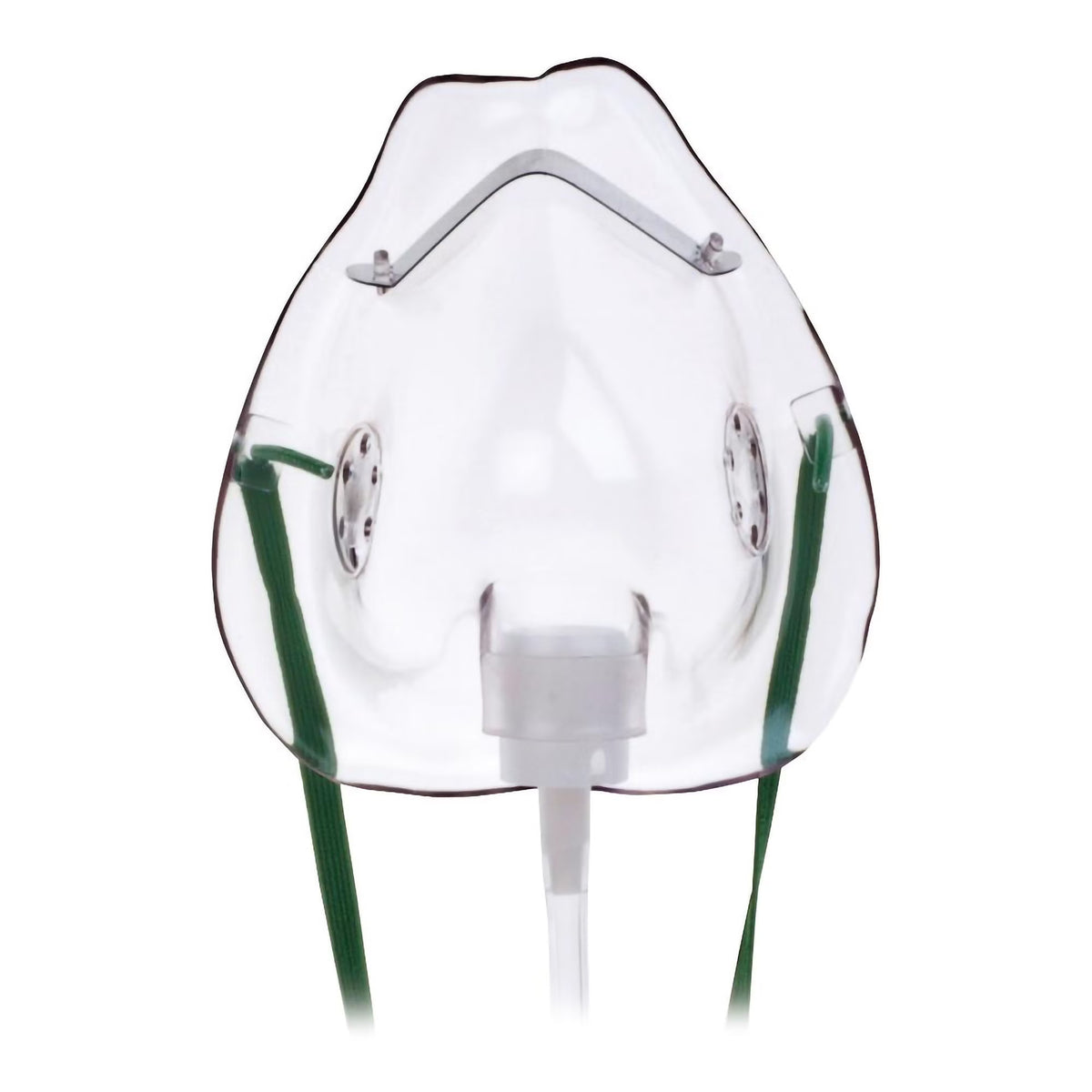 Medline Oxygen Mask Hudson RCI Standard Style Adult One Size Fits Most Adjustable Head Strap / Nose Clip (HUD1040 / CS)