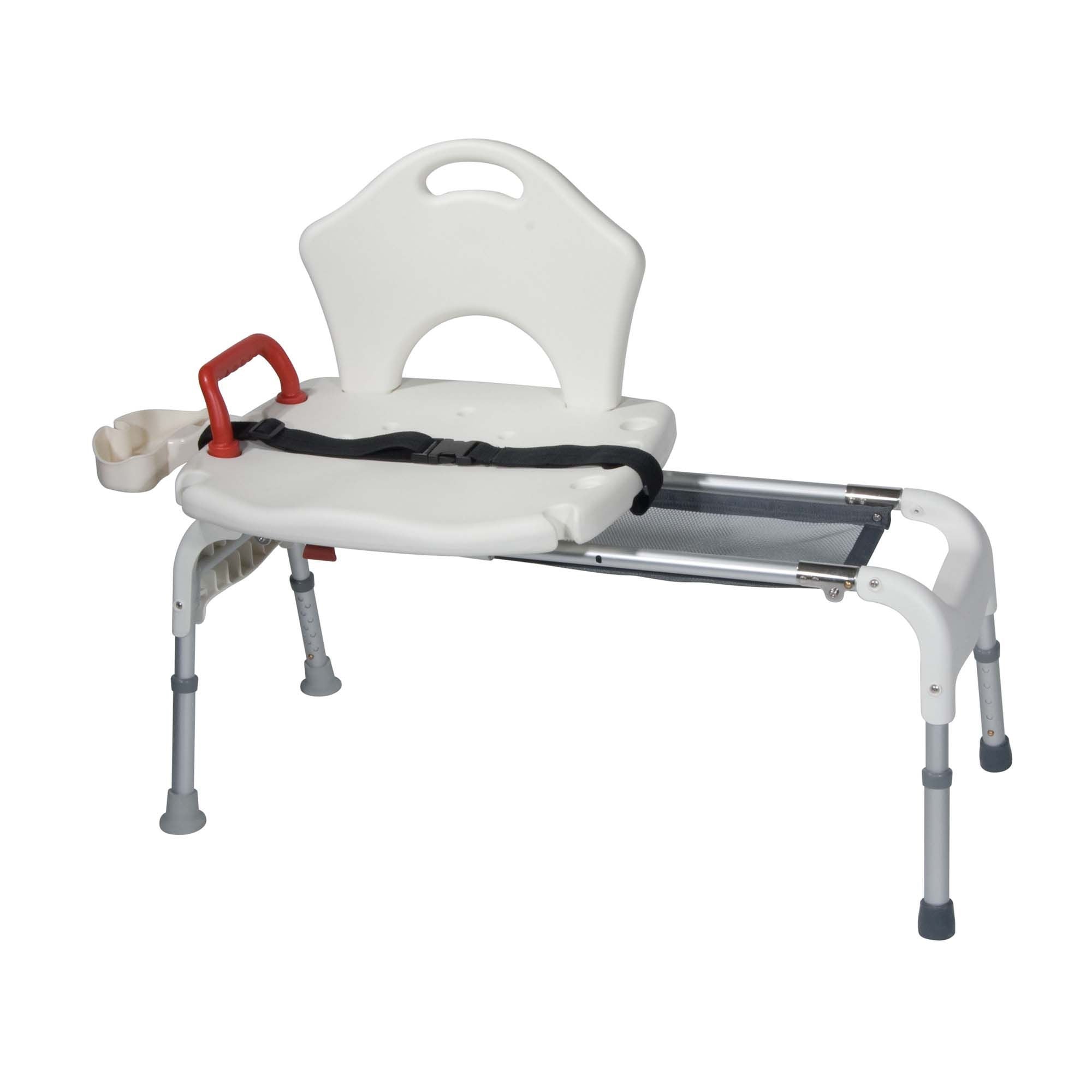 drive Aluminum Bath Transfer Bench, 21 – 25 Inch Seat Height