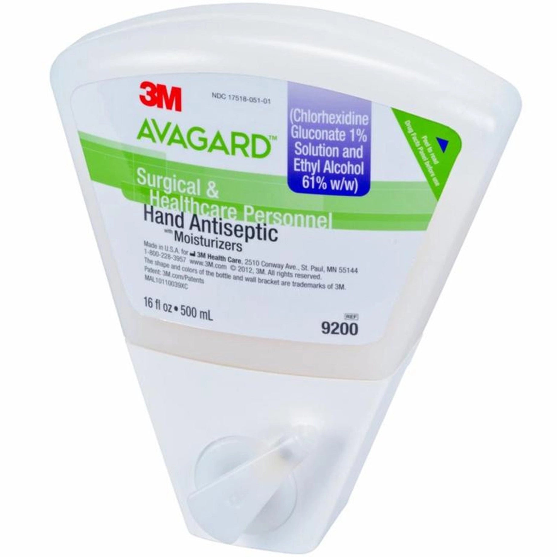 3M Avagard Surgical Hand Antiseptic - 500 mL