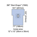 3M Steri-Drape OB/GYN Cesarean Section Drape (5/Box)  with Incise Pouch