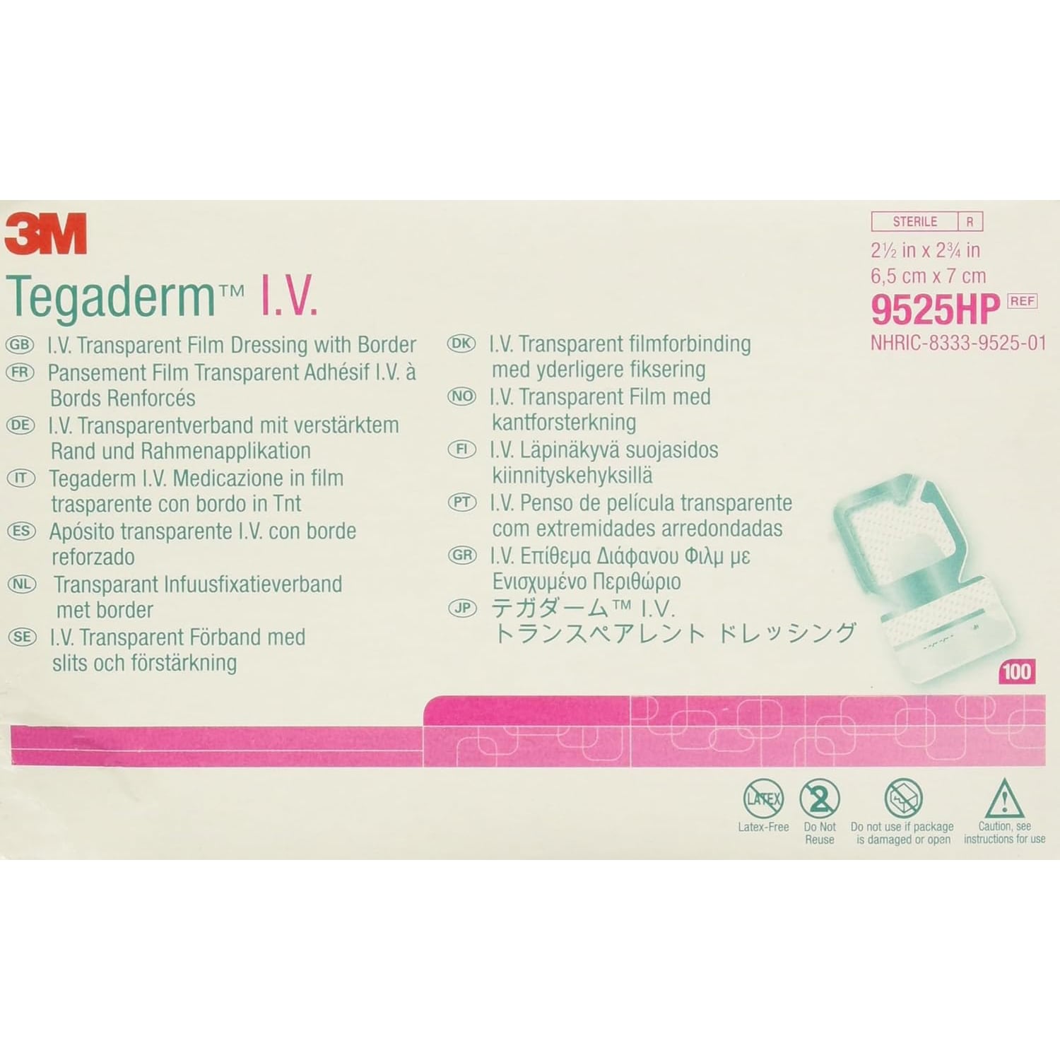 tegaderm dressing 3M Tegaderm I.V. Securement Dressing for BD Nexiva (400/Case)