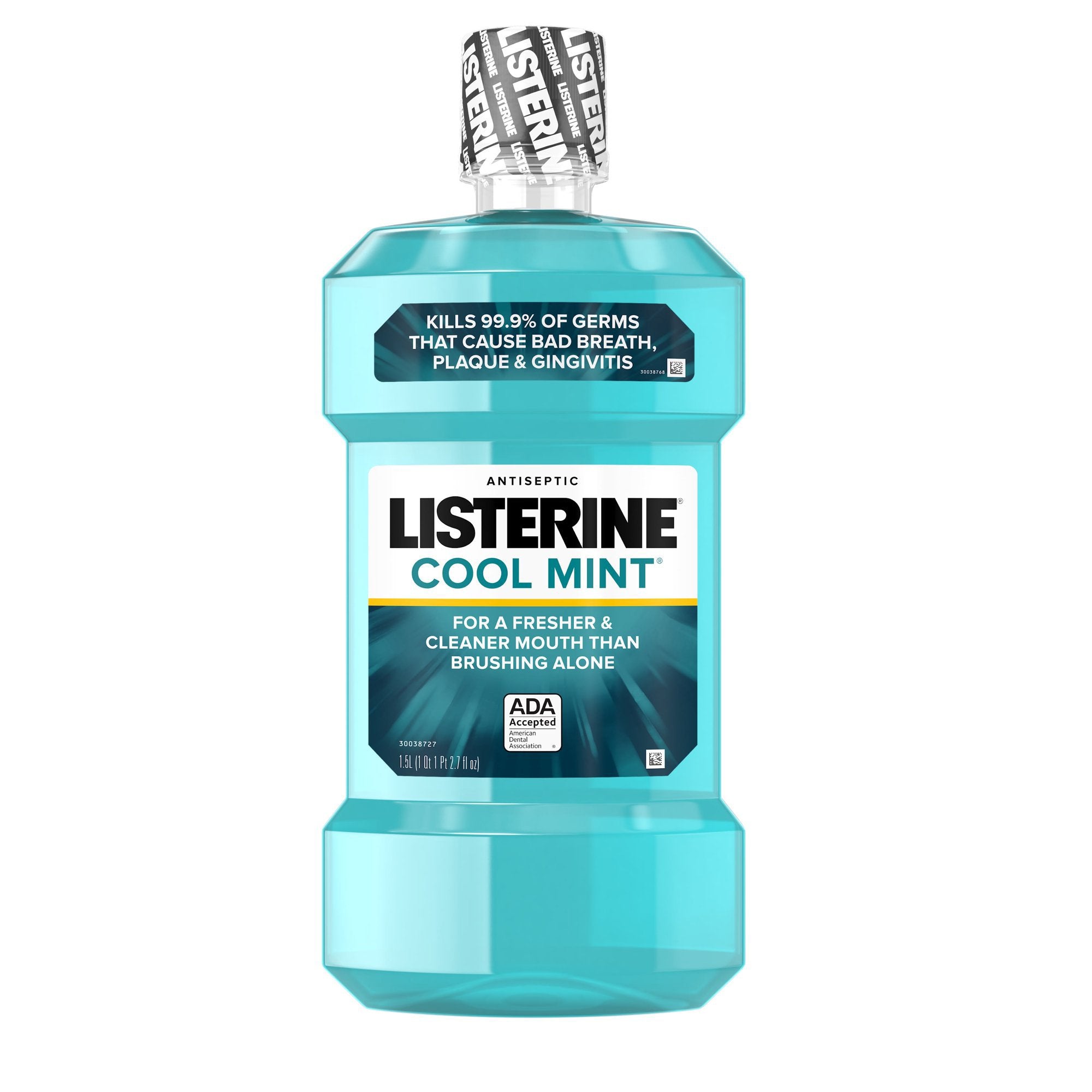 Kenvue Brands LLC Listerine Cool Mint Antiseptic Mouthwash, 1.5 Liter (6/CS)