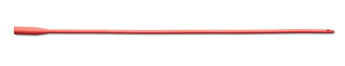 Medline Urethral Catheter Medline Round Tip Red Rubber 12 Fr. 16 Inch Length (DYND13512 / CS)