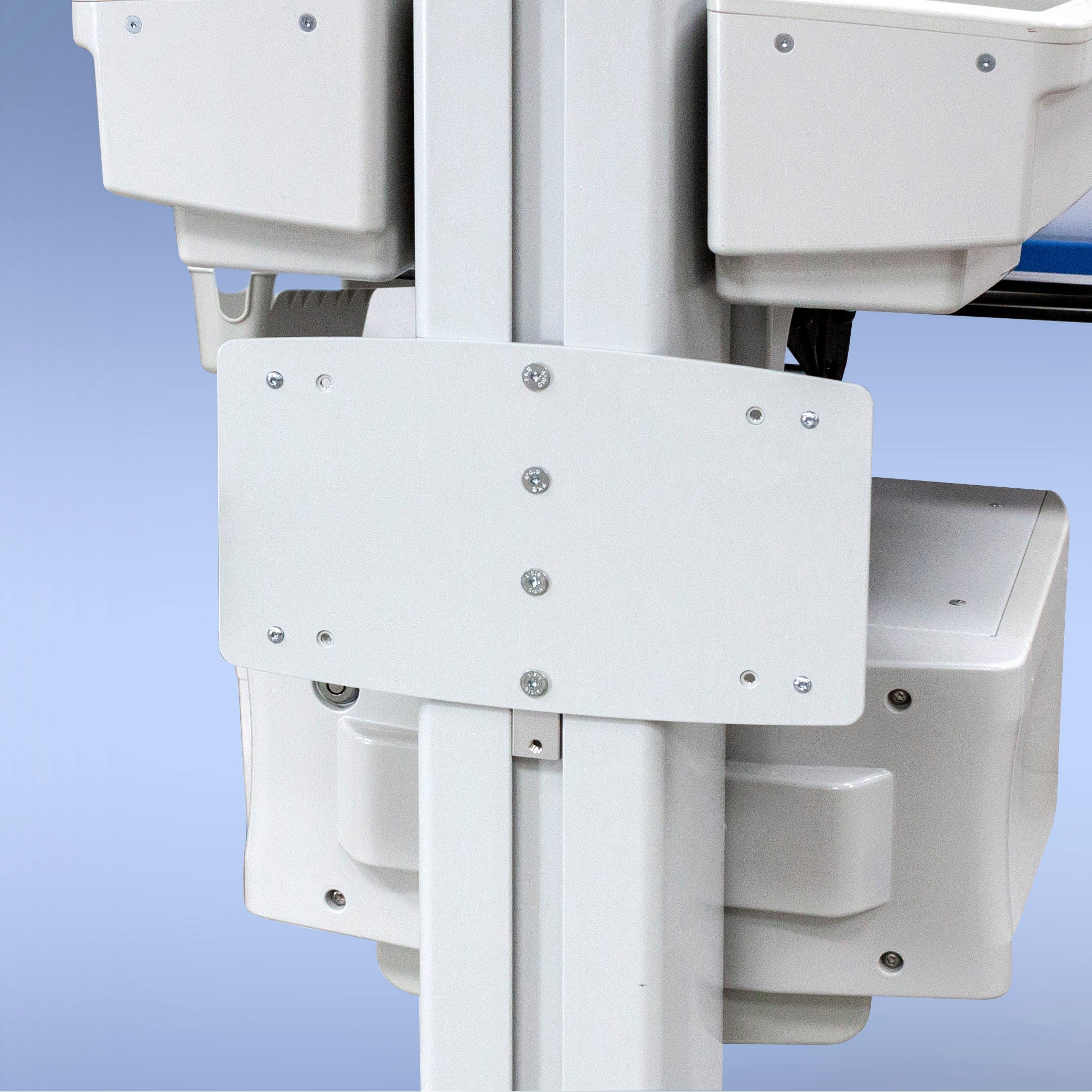 Capsa Healthcare POC Carts - Cart Acc - Accessory Mount Plate