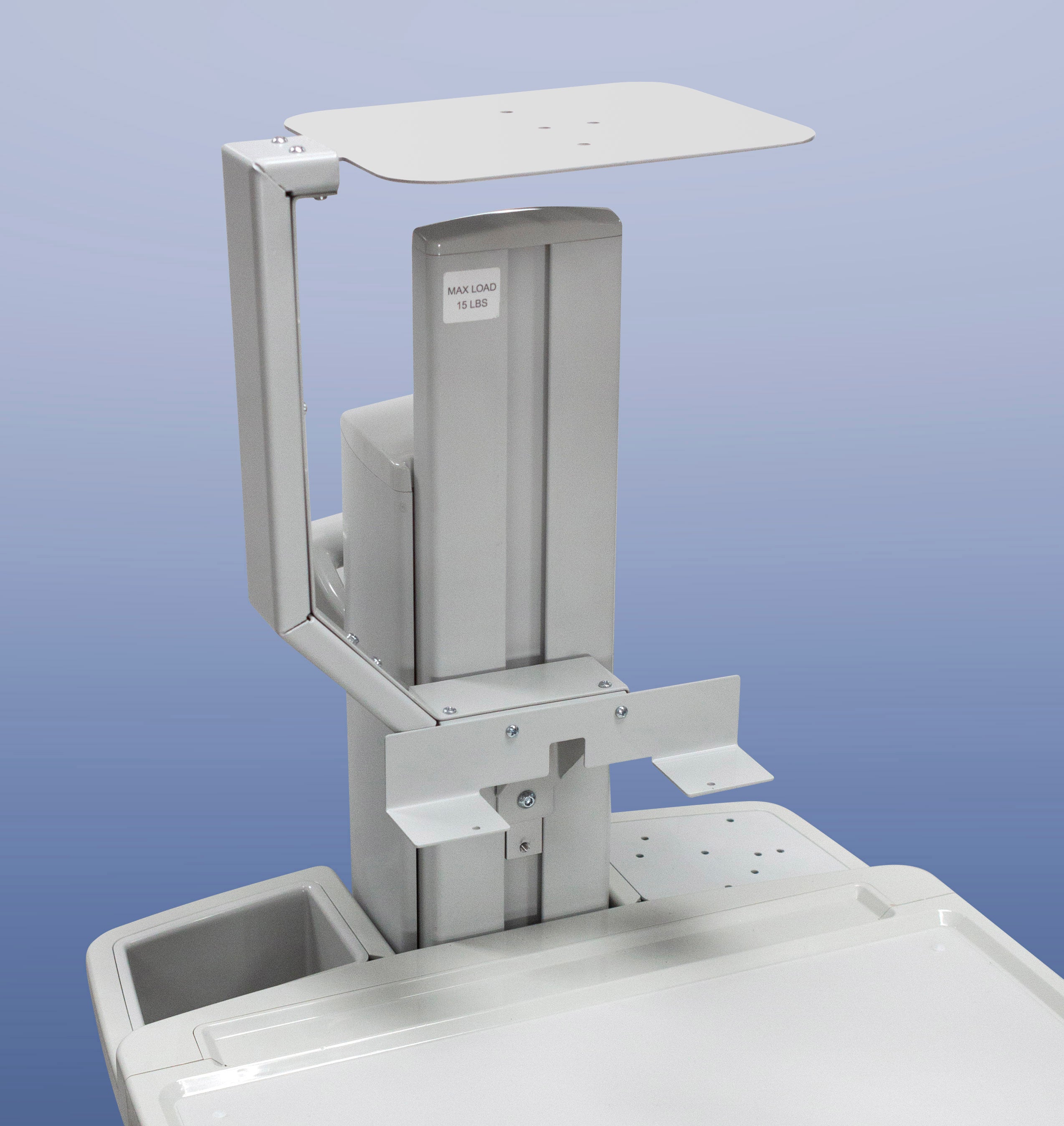 Capsa Healthcare POC Carts - Telehealth - Inverted Camera Mount
