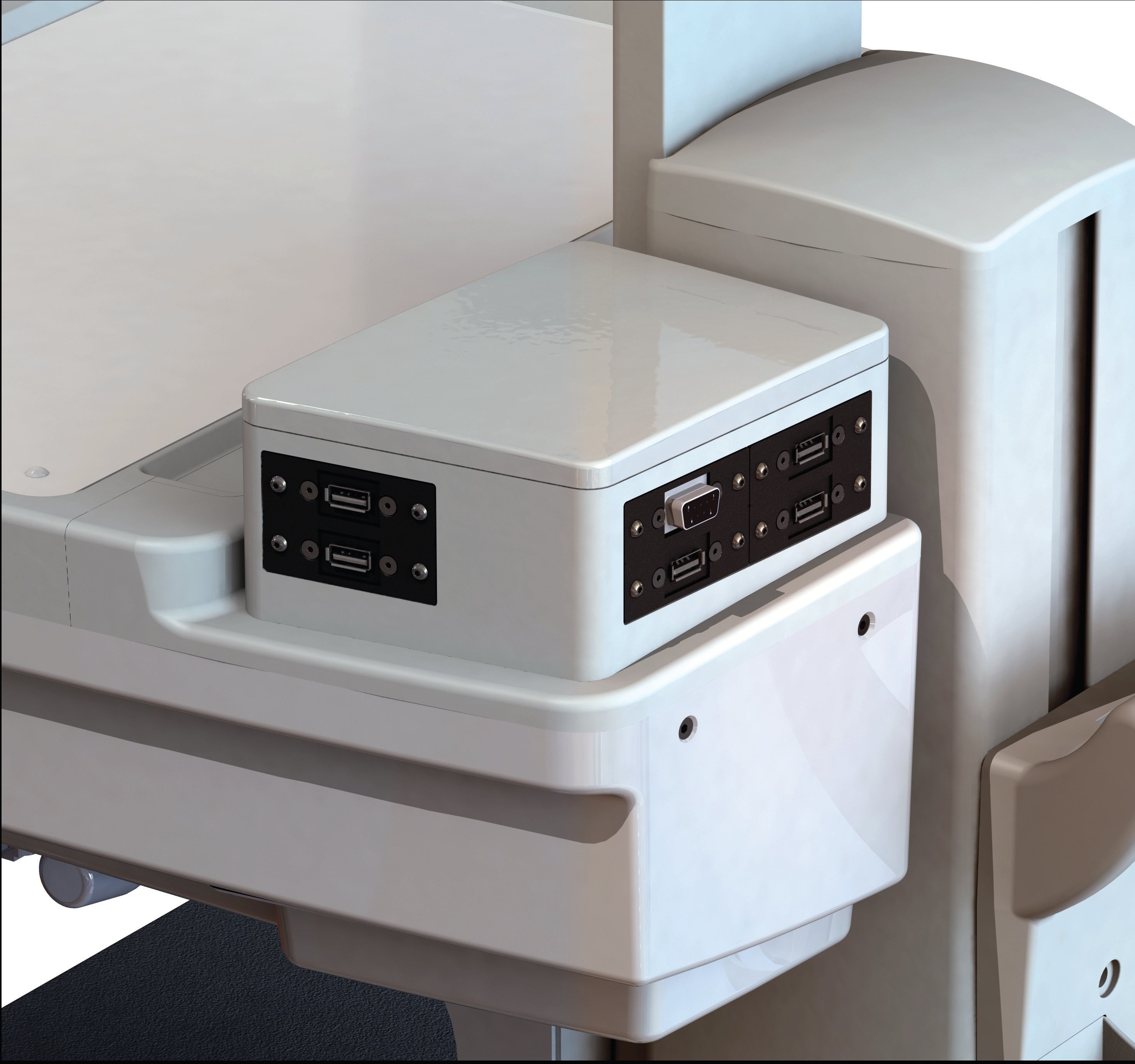 Capsa Healthcare POC Carts - Telehealth - CareLink Telemed I-O Pod for Extron