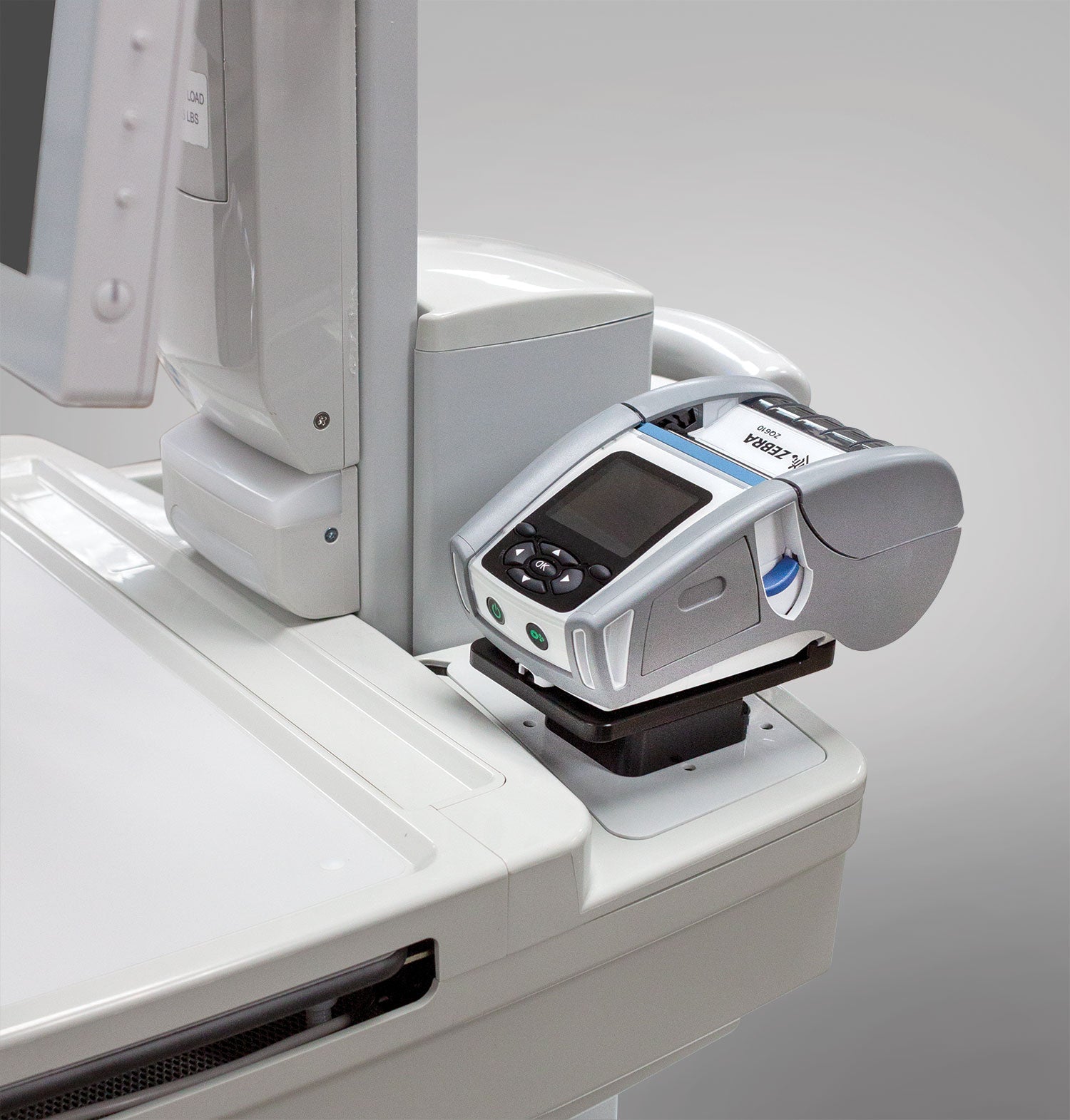 Capsa Healthcare POC Carts - Cart Acc - Zebra QLN220-320 ZQ610-620 PrinterHolder